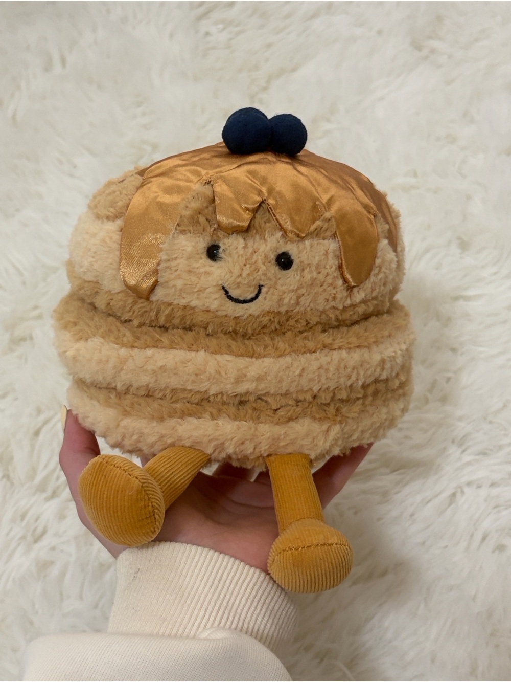 Jellycat Fran Pancake Stack with blueberries!